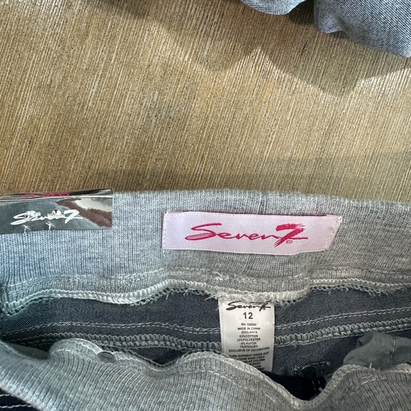 Girls size 12 Shorts 2-pack Gray Waistband NWOT - Picture 4 of 6